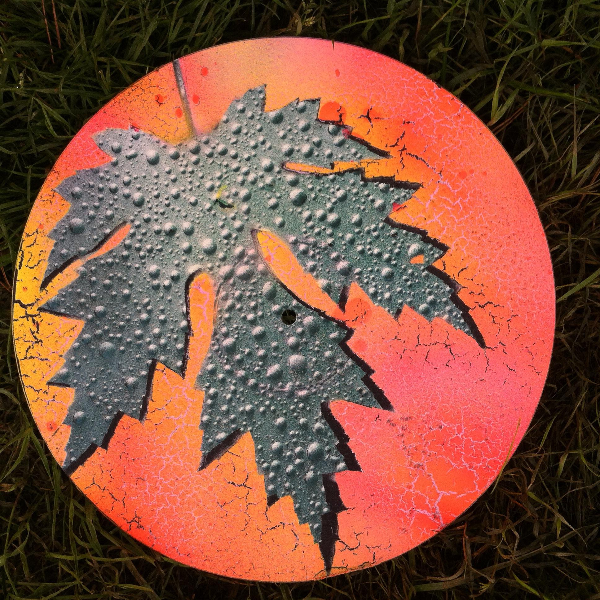 1936x1936 Spray Painted Vinyl Record Art - Painting On Vinyl Records