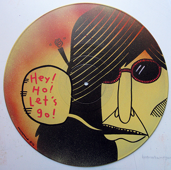 576x575 Painted Records - Painting On Vinyl Records