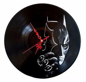 300x287 Batman, Hand Painted Vinyl Record Clock Ebay - Painting On Vinyl Records