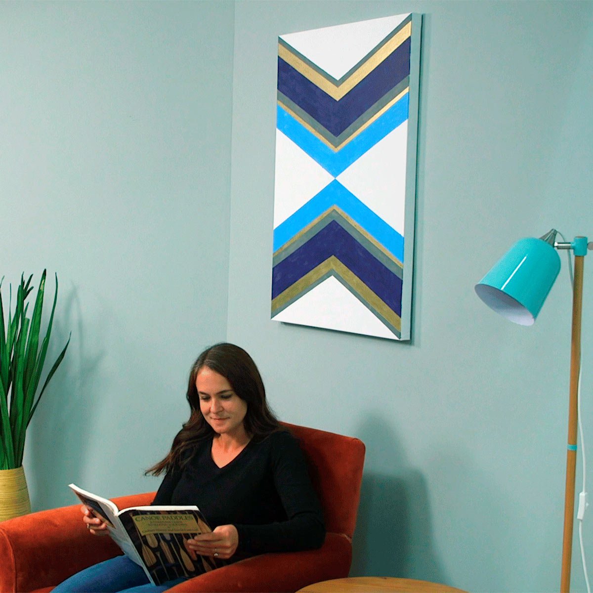 1200x1200 Diy Wall Art Paint Over An Old Canvas The Family Handyman - Painting Over Canvas Photo