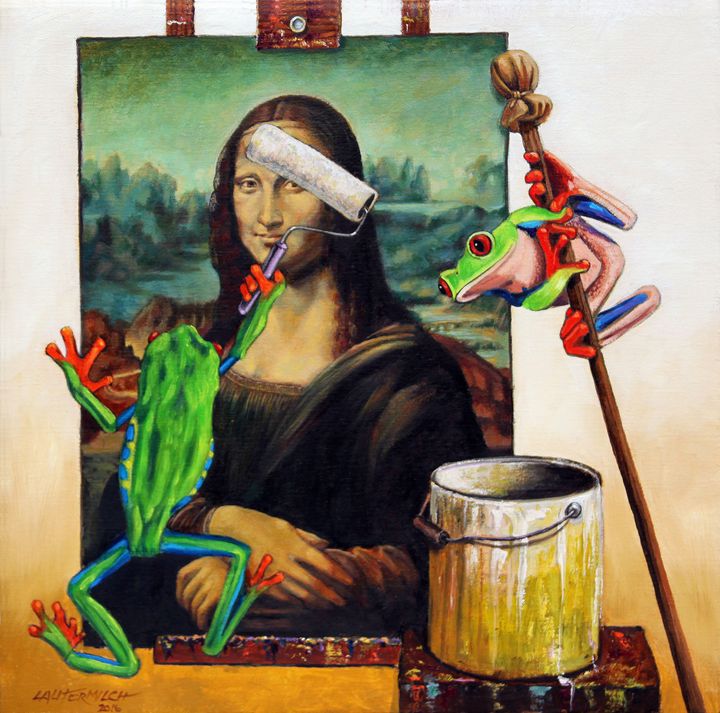 720x713 Painting Over An Old Canvas - Painting Over Canvas Photo