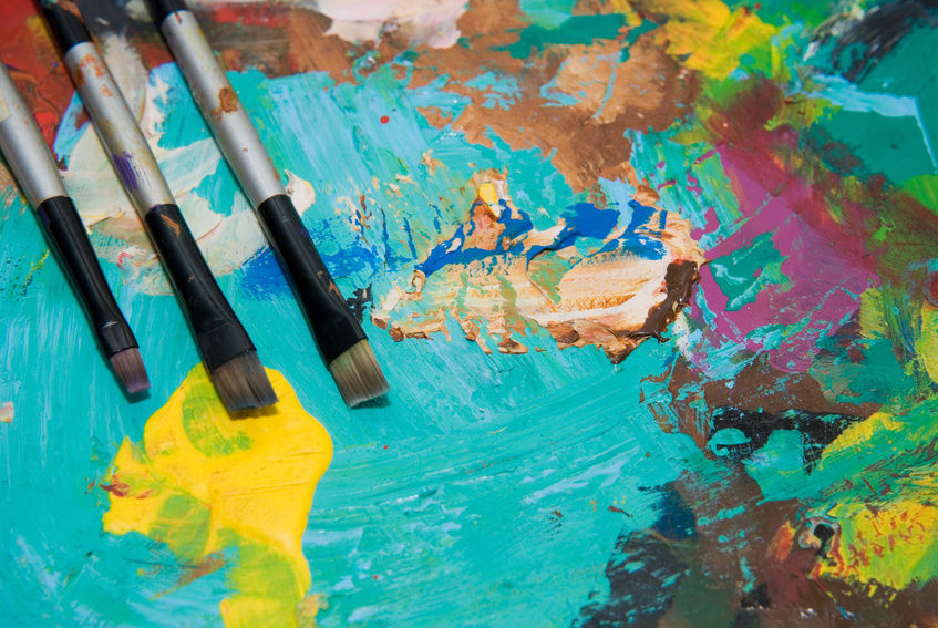 847x567 Painting Over Canvas Sayville Umc - Painting Over Canvas Photo