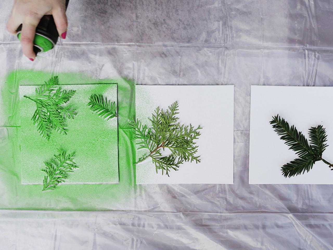 1280x960 Turn Leaves And Foliage Into Diy Canvas Wall Art Hgtv - Painting Over Canvas Print