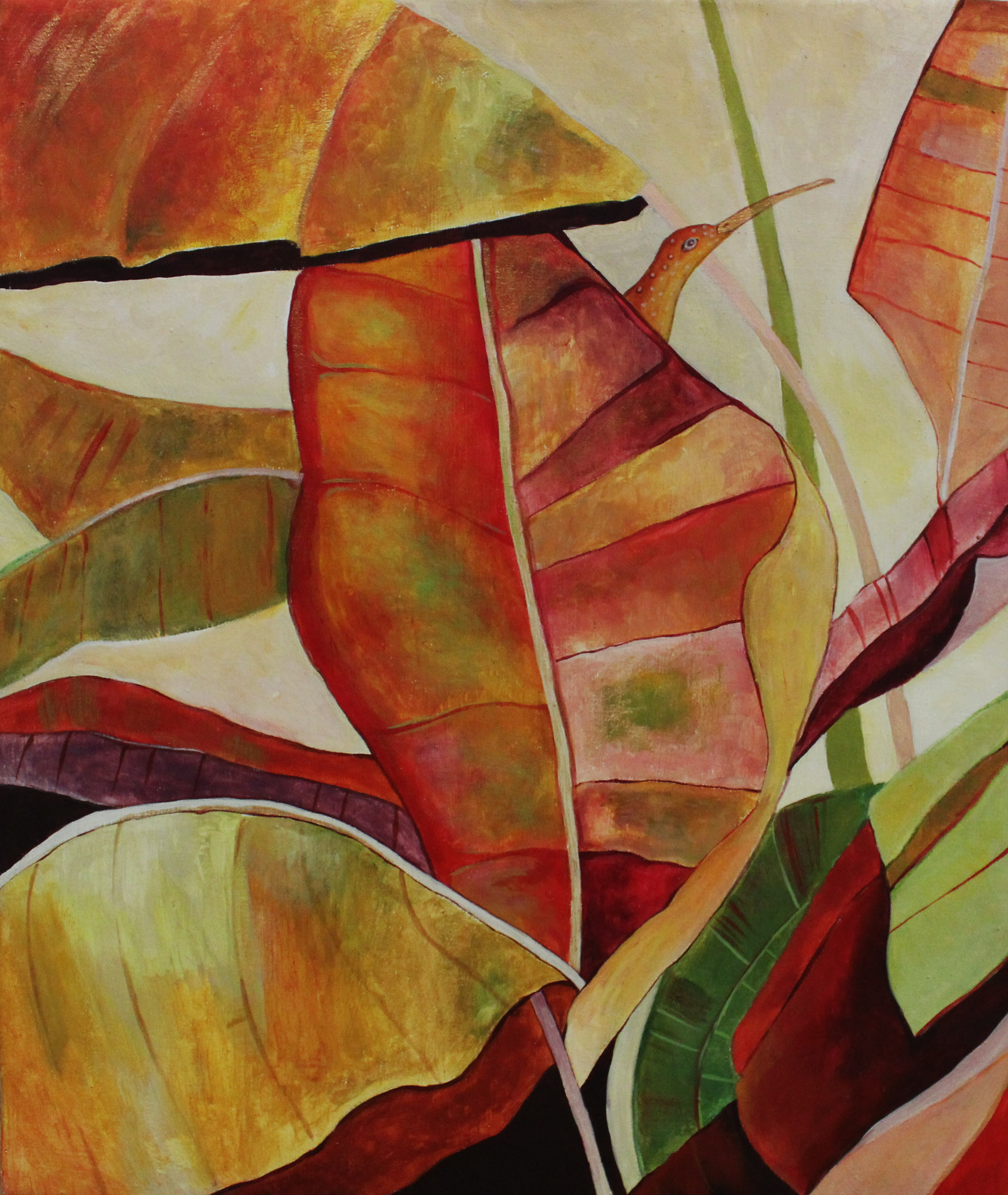 2584x3064 Hummingbird - Painting Over Giclee Print