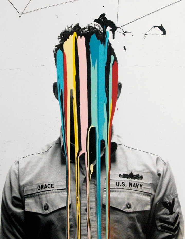 720x932 Grace Series - Painting Over Photographs