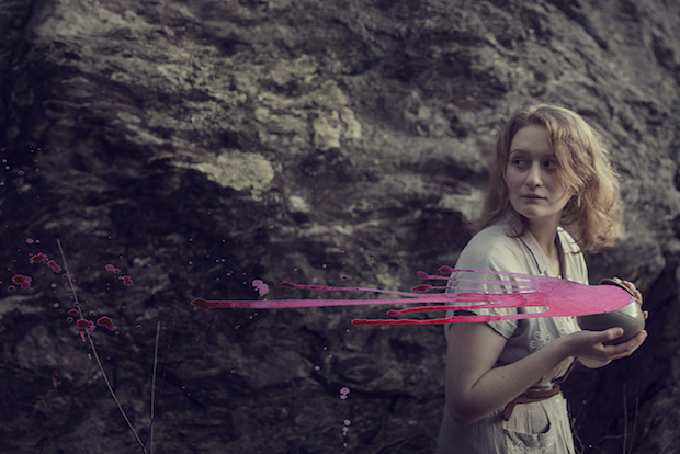 620x414 Photographer Mixes Watercolor Elements Into Her Images To Stunning - Painting Over Photographs