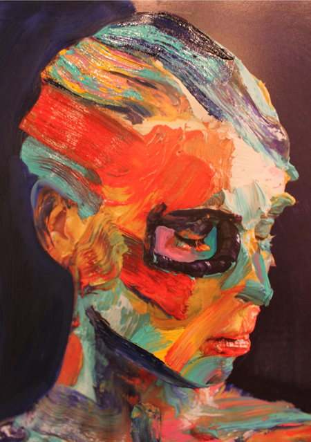 450x639 Research Justin Logue - Painting Over Photographs