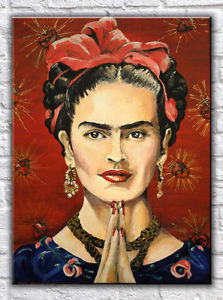 223x300 Print On Canvasfrida Kahlo Self Portrait Feminismoil Painting - Painting Over Photographs On Canvas