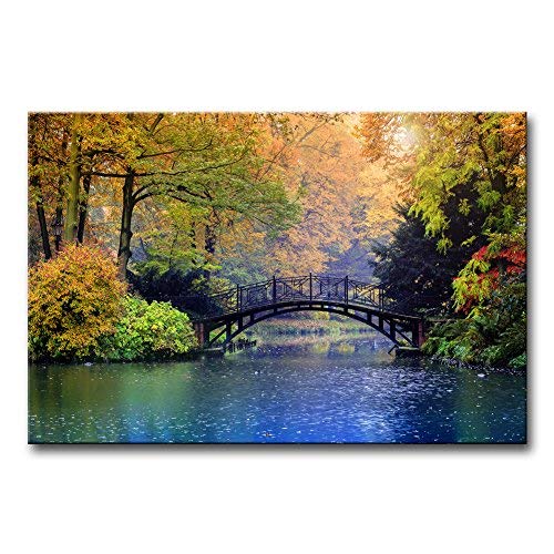 500x500 Wall Art Canvas Over Bed - Painting Over Photographs On Canvas