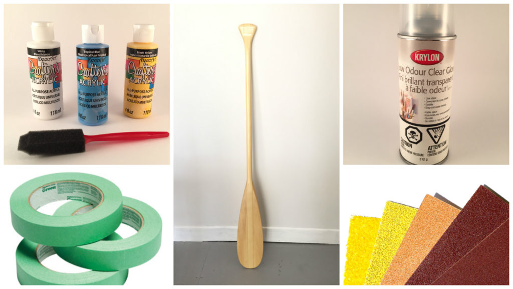 1024x576 Nautical Painted Oar Diy Montreal - Painting Paddles