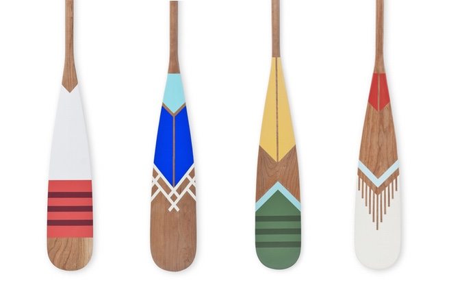 656x416 Pretty Hand Painted Paddles From Norquay Company Toronto Life - Painting Paddles