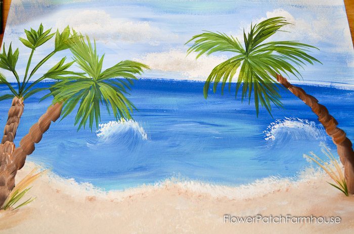 700x464 How To Paint Easy Palm Trees - Painting Palm Beach
