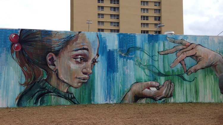 750x422 The Murals Of Canvas Outdoor Museum Show In West Palm Beach - Painting Palm Beach