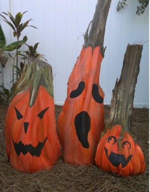 300x384 Kids Create Paint A Pumpkin Palm Frond - Painting Palm Fronds