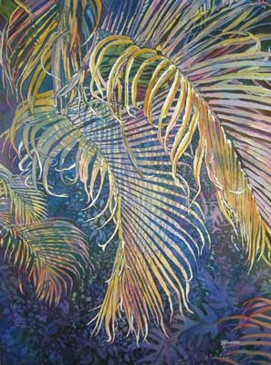 297x400 Palm Frond Debbie Waldorf Johnson - Painting Palm Fronds