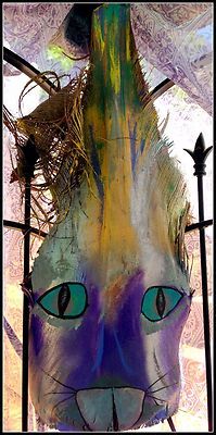 199x400 Blue Whale Palm Frond Art Blue, Blue Whale And Whales - Painting Palm Fronds