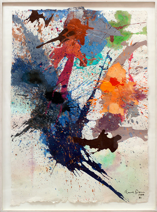 522x701 Ronald Davis B1, Painting On Paper, 1983 - Painting Paper