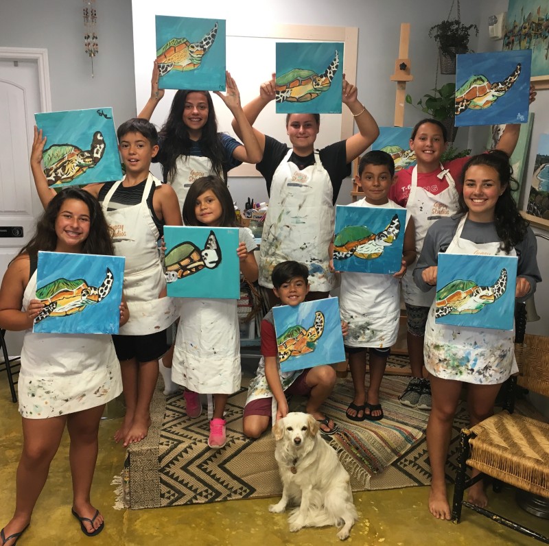 800x796 Kids Painting Parties - Painting Party