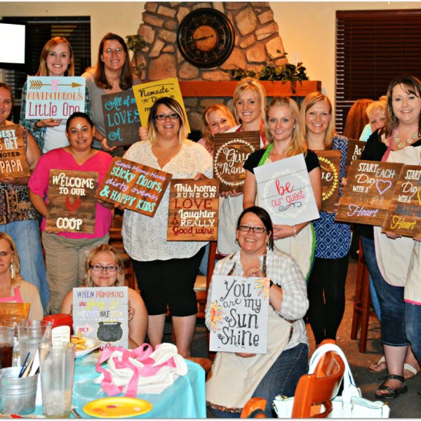 600x600 Sign Painting Party - Painting Party