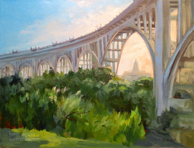 800x612 Arches Of Light - Painting Pasadena