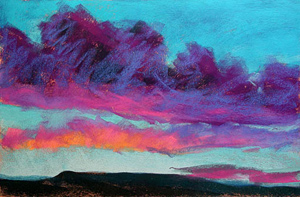 300x197 Online Pastel Demo Painting A Sunset - Painting Pastel Colors