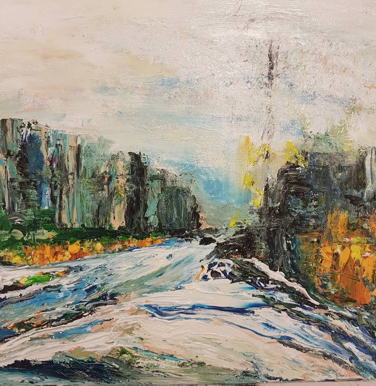 770x790 Saatchi Art Perceptions Of Confluence Painting By Deborah Murphy - Painting Perceptions