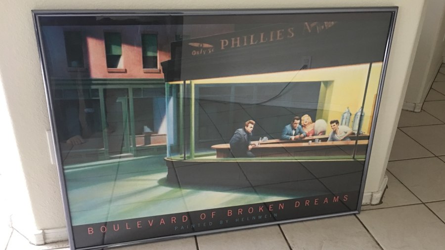 900x506 Used Phillies Boulevard Of Broken Dreams Painting For Sale - Painting Phillies
