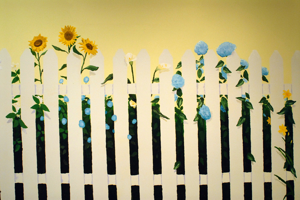 Painting Picket Fence At PaintingValley Com Explore Collection Of   Painting Picket Fence 15 