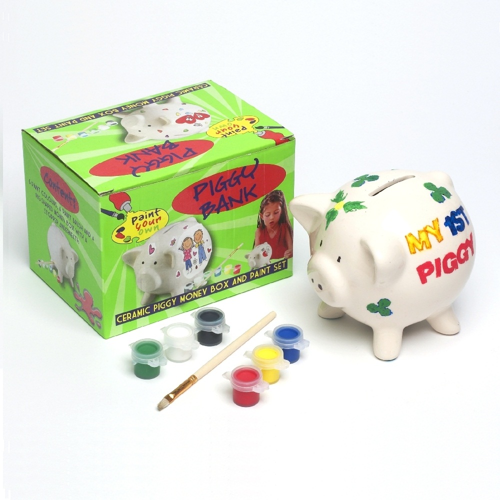 Painting Piggy Bank at PaintingValley.com | Explore collection of ...