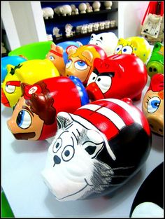 236x313 Theretroinc On Etsy Marvel Dc Piggy Banks - Painting Piggy Bank