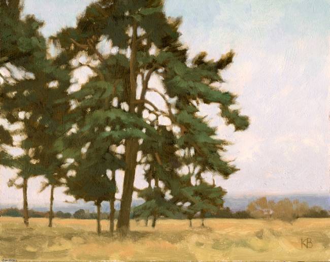 650x516 Scots Pines - Painting Pine