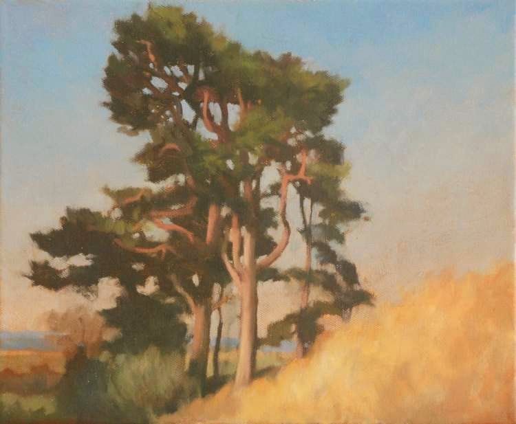 750x617 Oil Paintings Of The Alps Painting Name Waterfall Cascading - Painting Pine