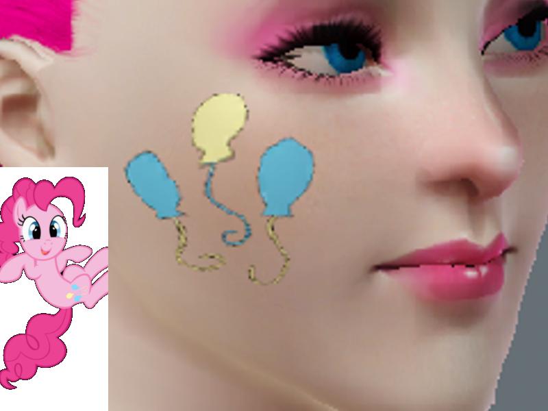 800x600 Punkrox's Pinkie Pie Face Paint - Painting Pinkie Pie