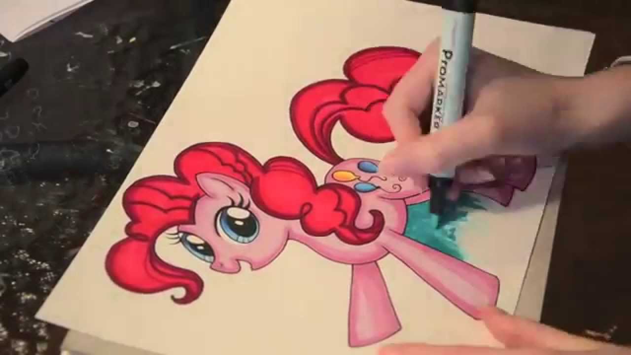 1280x720 Speed Painting Mlp 3 Of 6 - Painting Pinkie Pie