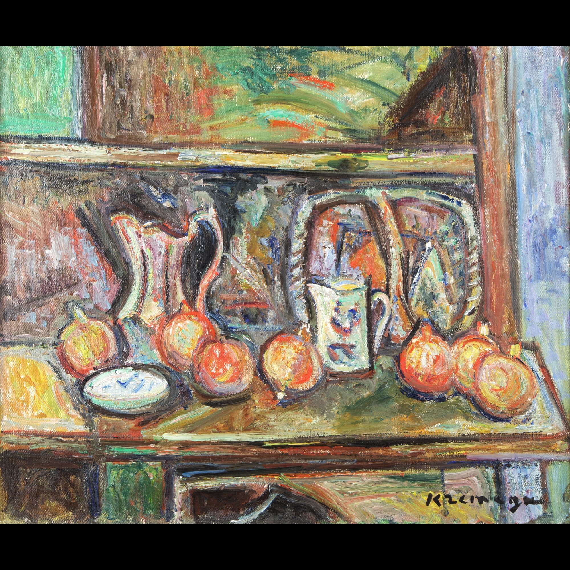 2000x2000 Pinchus Still Life With Two Pitchers, Painting - Painting Pitchers