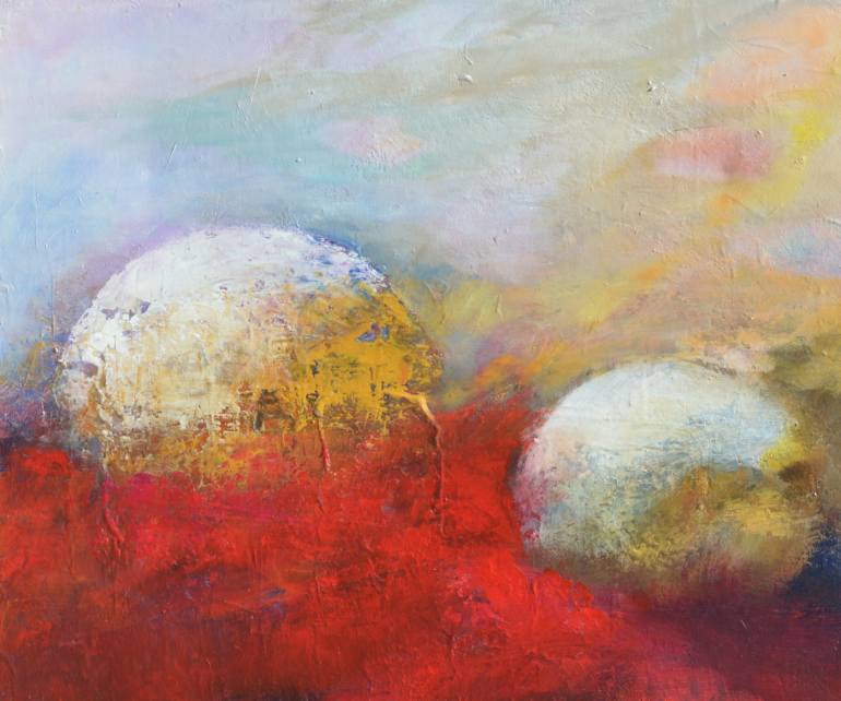 770x642 Saatchi Art Planets Painting By Hanneke Pereboom - Painting Planets