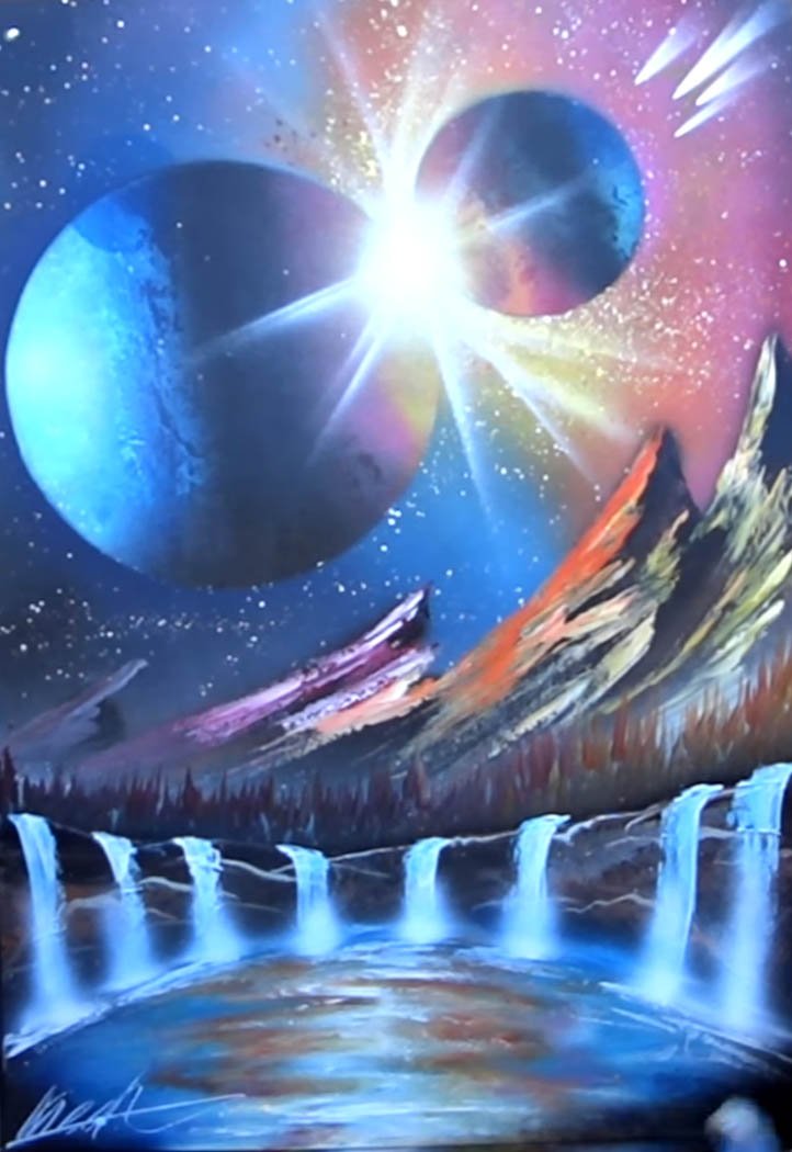 Painting Planets at PaintingValley.com | Explore collection of Painting ...