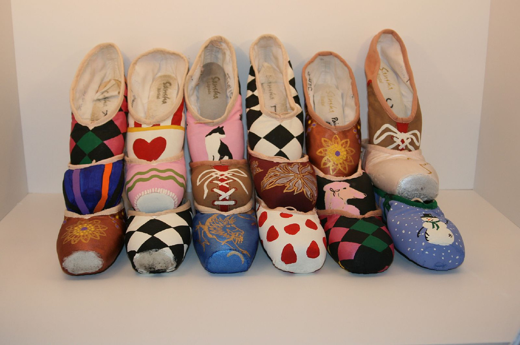 1024x681 Painted Pointe Shoes Ih8dogdrool - Painting Pointe Shoes