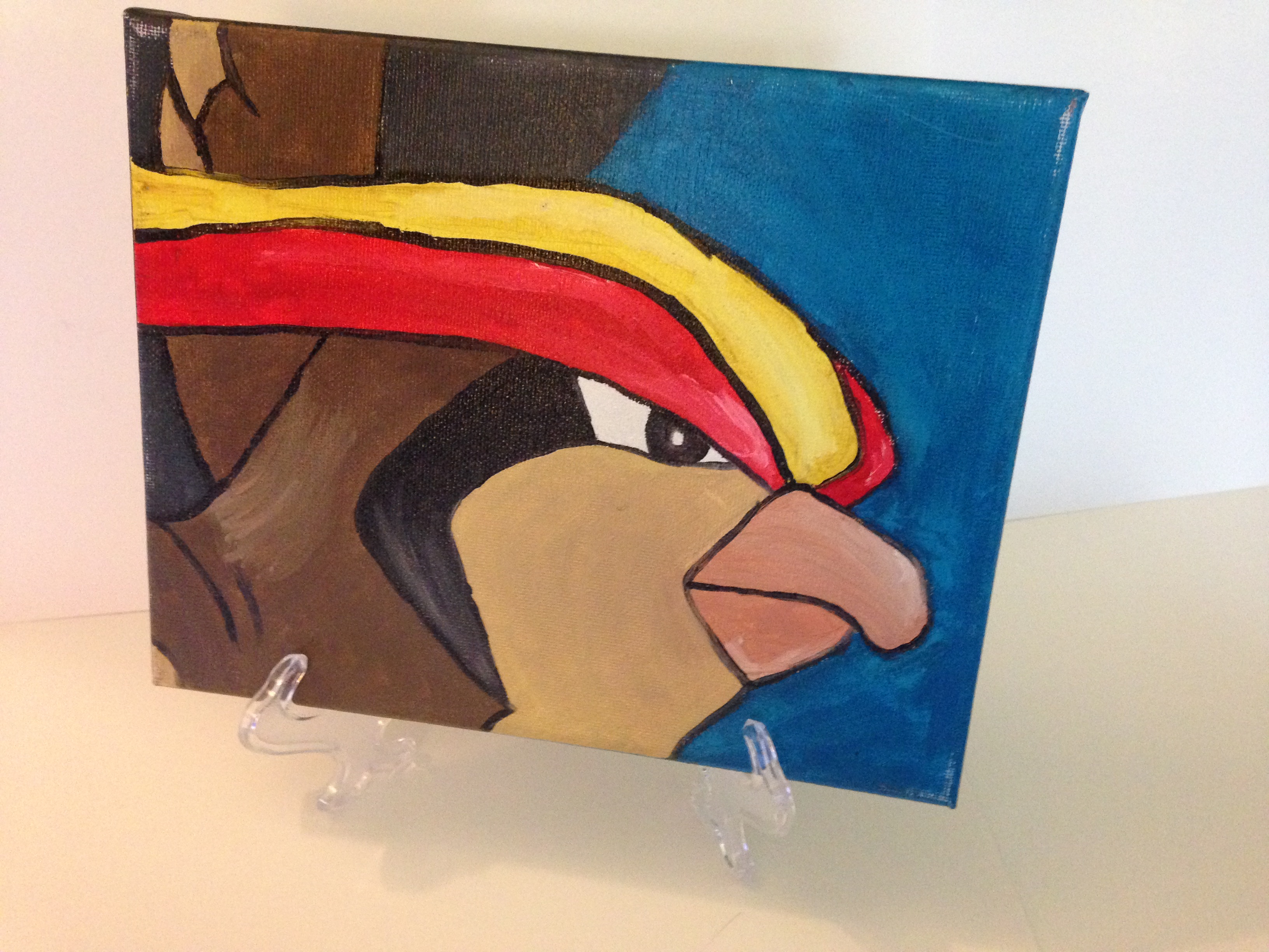 3264x2448 Pidgeot Pokemon Oil Painting Ooak 8 X 10 Anne Chan Creations - Painting Pokemon Online