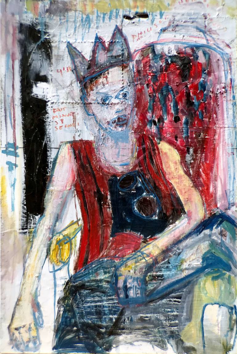 770x1149 Saatchi Art Pony Boy Painting By Carl Dimitri - Painting Pony