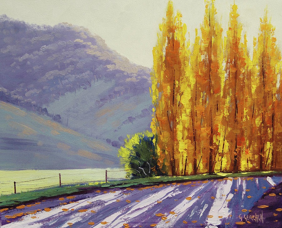 900x727 Poplar Trees Paintings Fine Art America - Painting Poplar