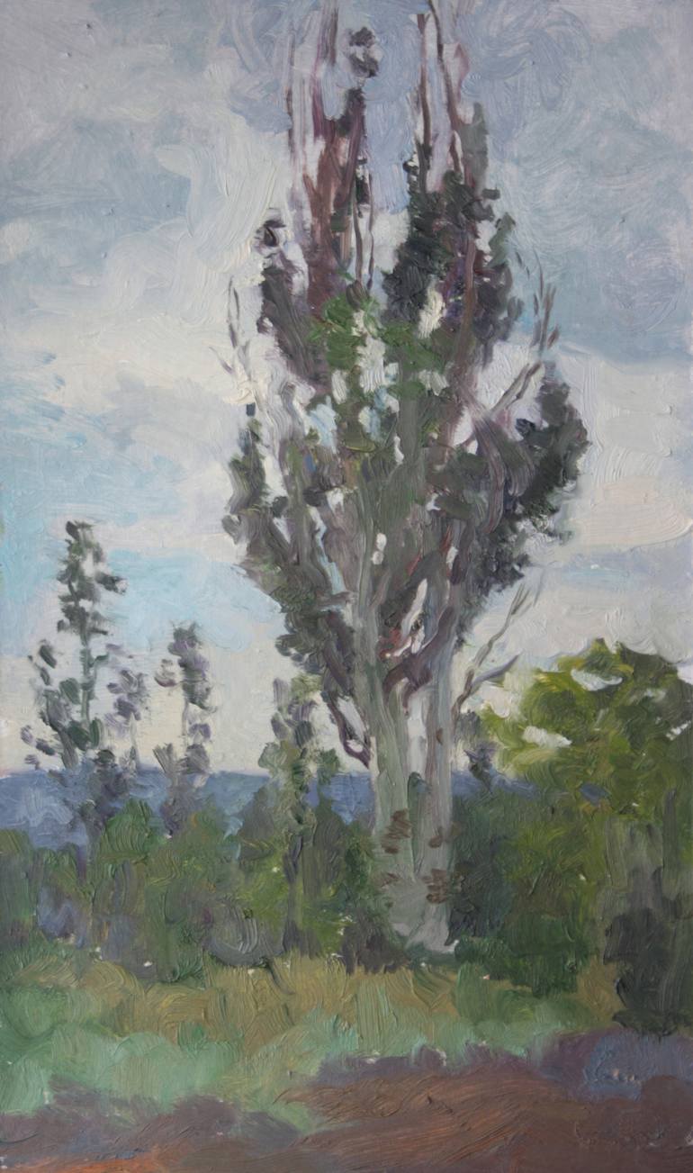 770x1303 Saatchi Art Poplar Painting By Serhii Lohinov - Painting Poplar