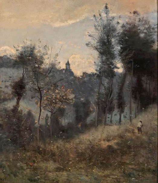 523x604 The Blue Lantern The Popular Poplar - Painting Poplar