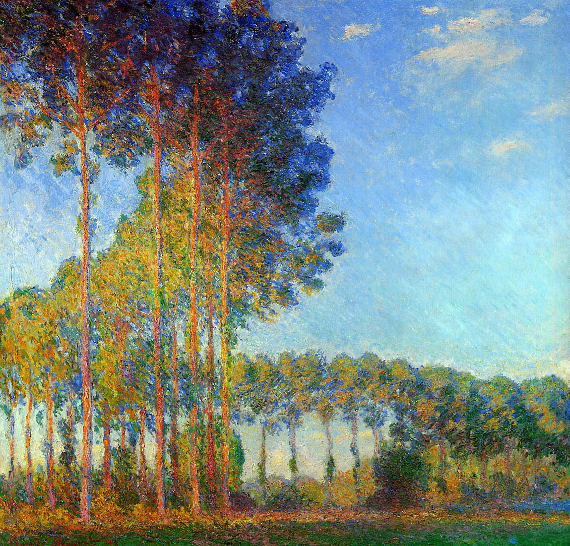 1149x1101 Trees In The Landscape 8. Claude Monet And His Poplar Series - Painting Poplar