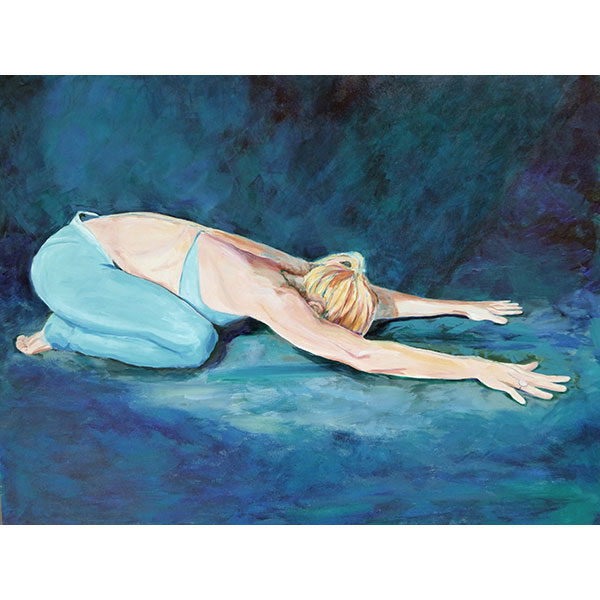 600x600 Sg Child Pose Yoga Painter - Painting Pose