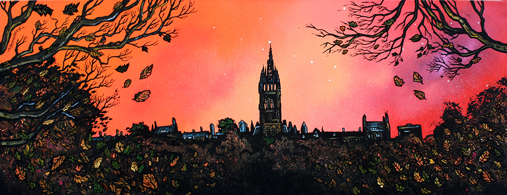 1000x385 Glasgow University - Painting Prints