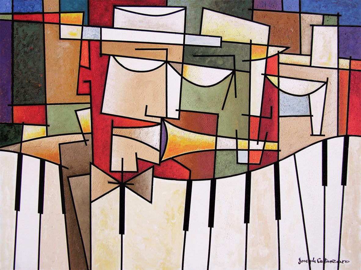 1182x886 Jazz Painting Prints On Canvas - Painting Prints On Canvas