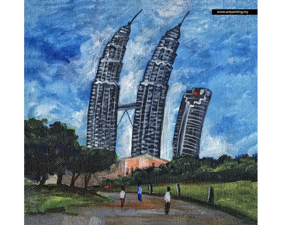 900x720 Klcc Painting Prints On Canvas By Tom Zoyah - Painting Prints On Canvas