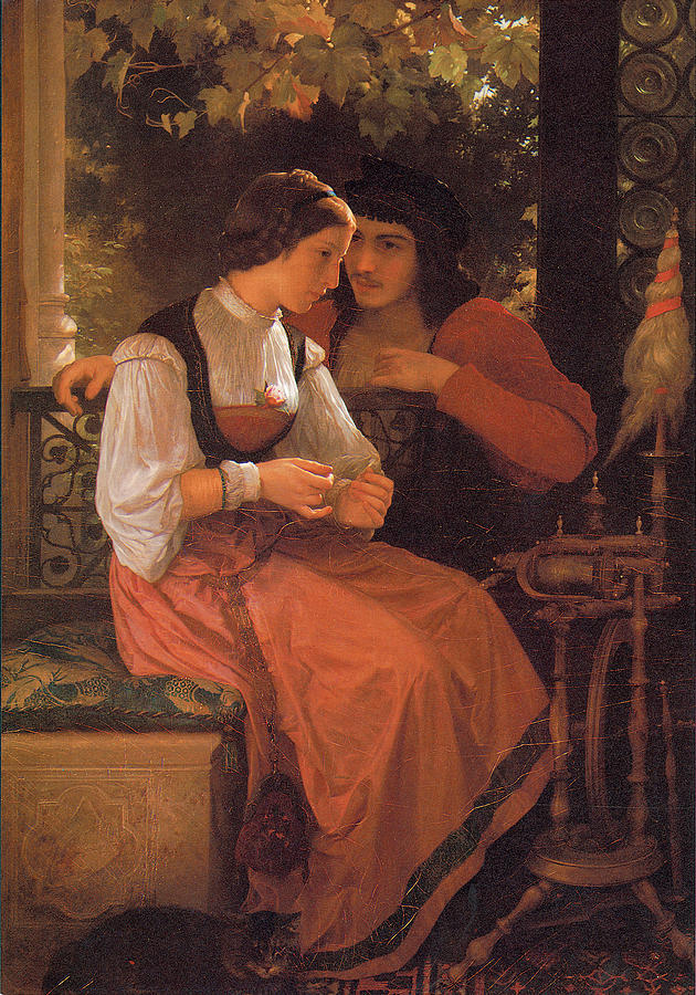 630x900 The Proposal Painting By Adolphe William Bouguereau - Painting Proposal