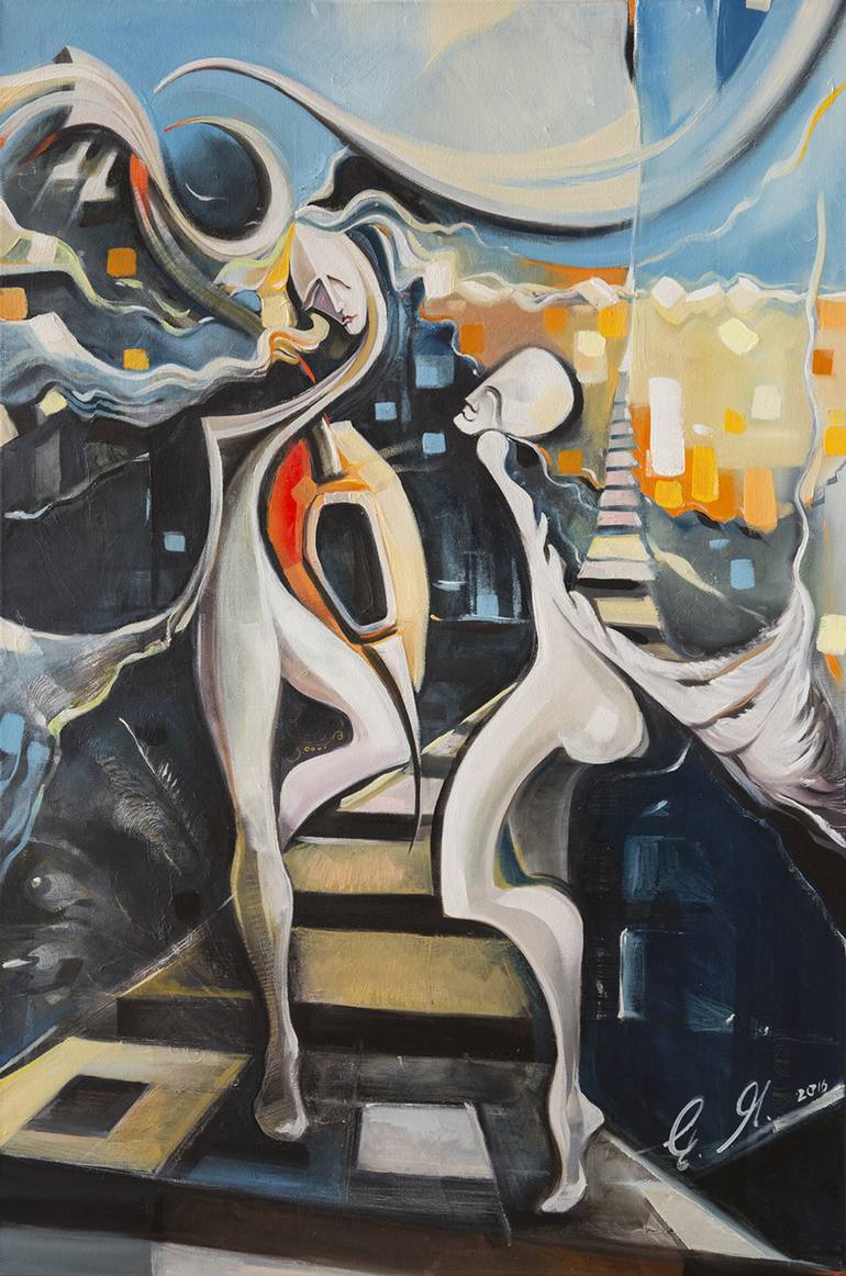 770x1162 Saatchi Art Original Oil Painting Proposal Painting By - Painting Proposal